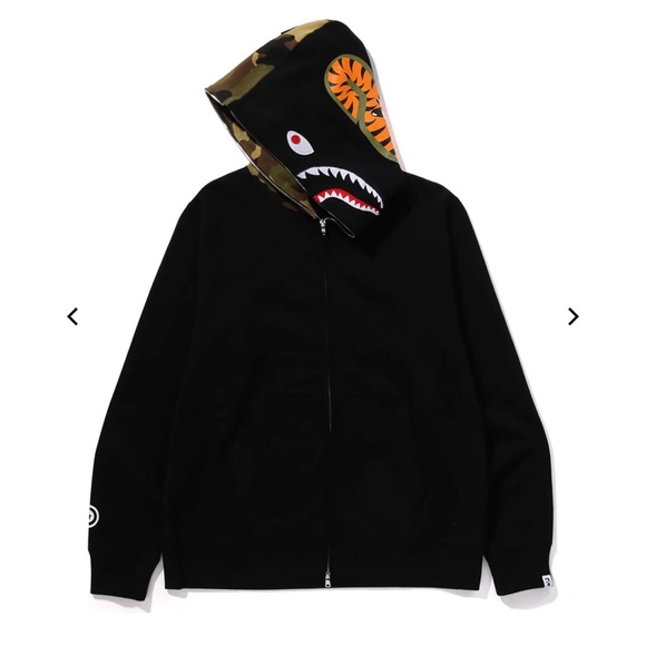 BAPE 1st Hoodie (Deadstock) Size XL and S, Black - Picture 5 of 7